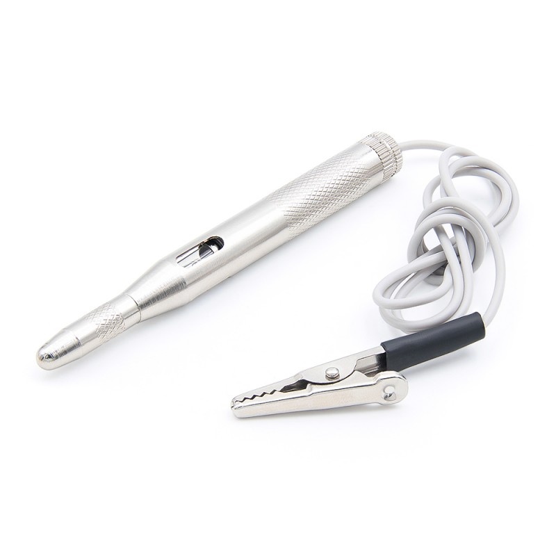 Oferte la Creion De Testare A Tensiunii Auto Techstar® D0086-Y, DC 6V/12V/24V, 115x10 Mm, Compatibil Mașini, Bărci, Motociclete Și Motoare Mici, Argintiu