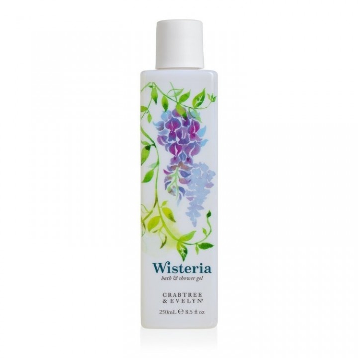 Oferte la Gel de dus purifiant pentru toate tipurile de piele, Crabtree & Evelyn, Wisteria, Cleansing, 250 ml