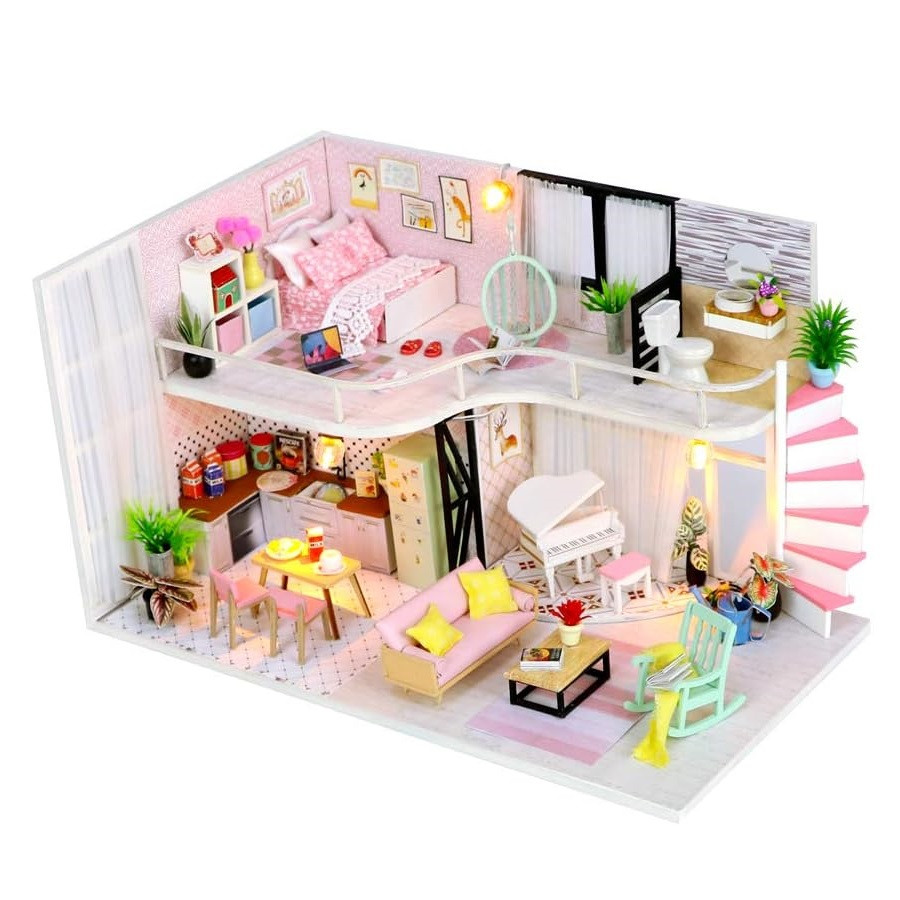 Casuta De Asamblat DIY Anna, in miniatura, Joc interactiv, educational