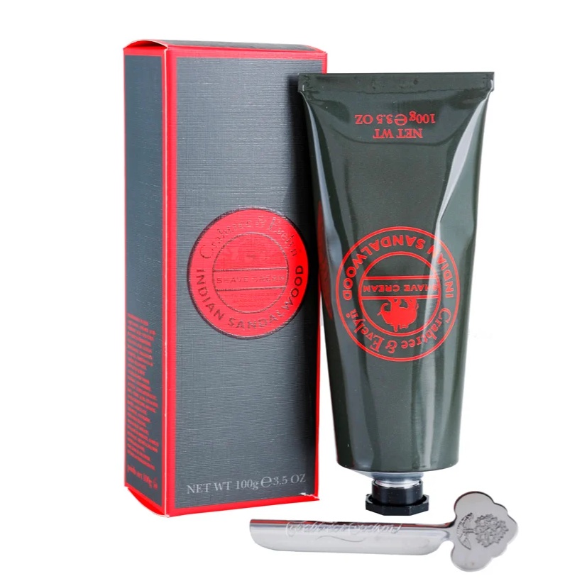 Oferte la Crema de ras Crabtree & Evelyn, Indian Sandalwood, Pre-Shaving, 50 g
