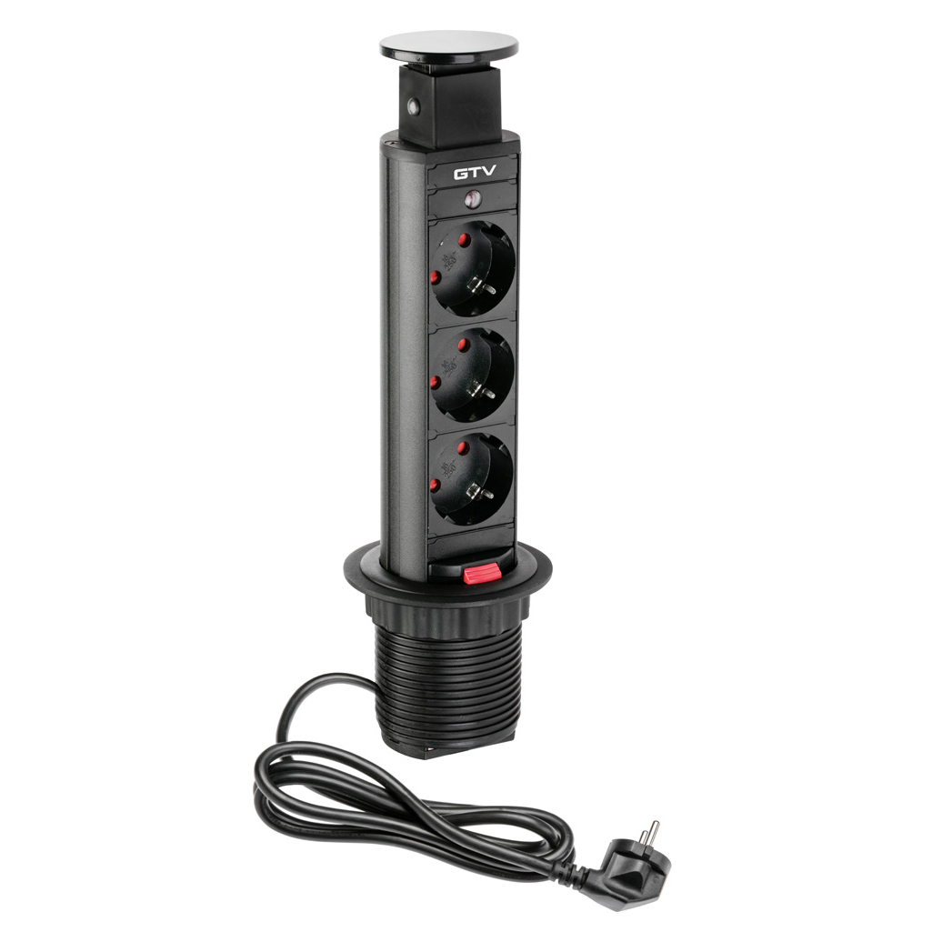 Oferte la Priza incastrabila GTV cu 3 prize schuko , 3600 W