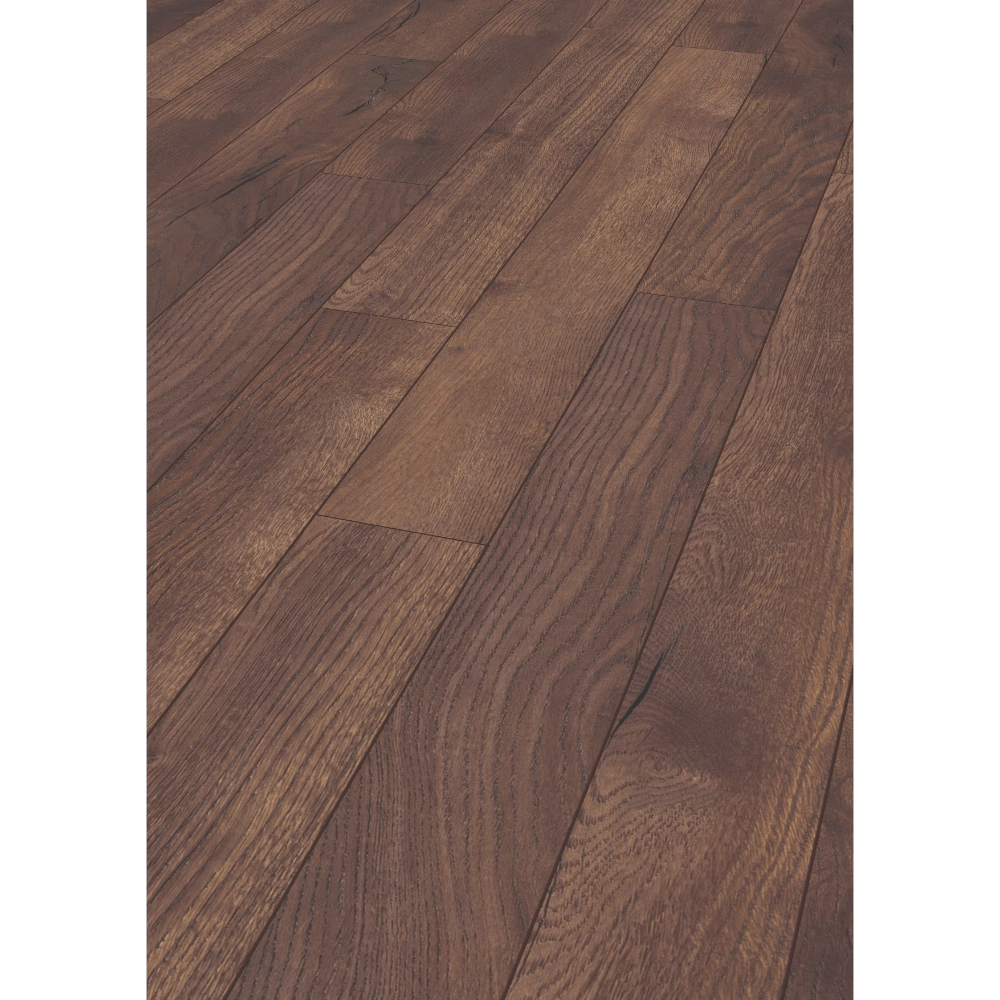 Oferte la Parchet laminat 10 mm Kronotex Amazone 4766 Oak Petterson Dark, nuanta inchisa, stejar, clasa de trafic intens 33, click Aqua Pearl, 1380 x 157 mm