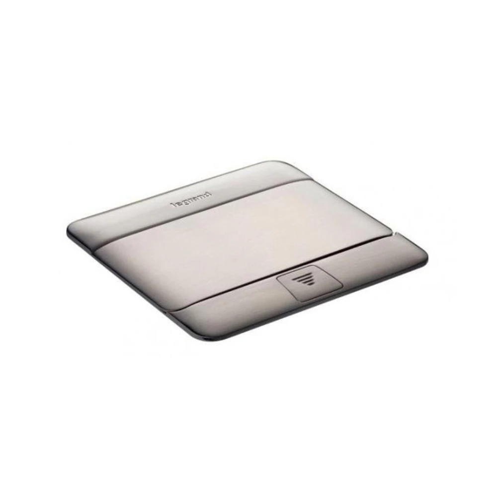 Oferte la Doza de pardoseala escamotabila Legrand Mosaic, tip Pop-up,  3 module, finisaj aluminiu
