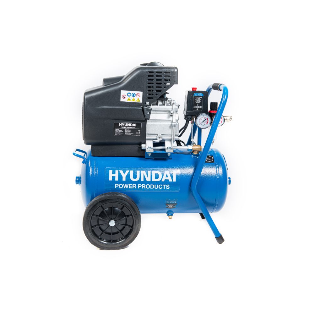 Oferte la Compresor de aer Hyundai HY-AC2402 , monofazat, 1600 W, 2850 rpm, 8 bar, 24 l