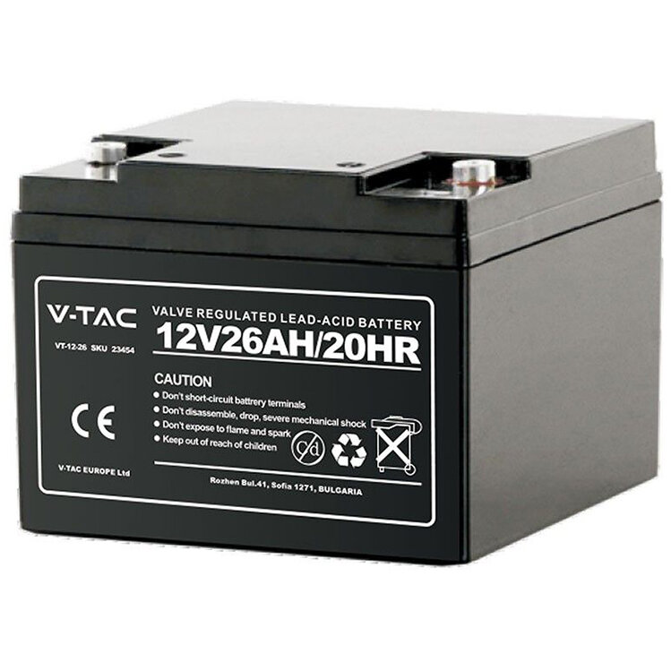 Oferte la Acumulator Gel Plumb 12V 26Ah Negru