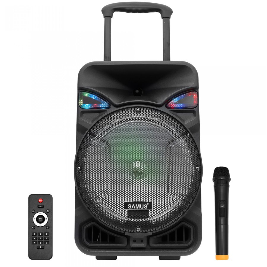 Oferte la Boxa Portabila STUDIO 12 50W LED Bluetooth Microfon Negru