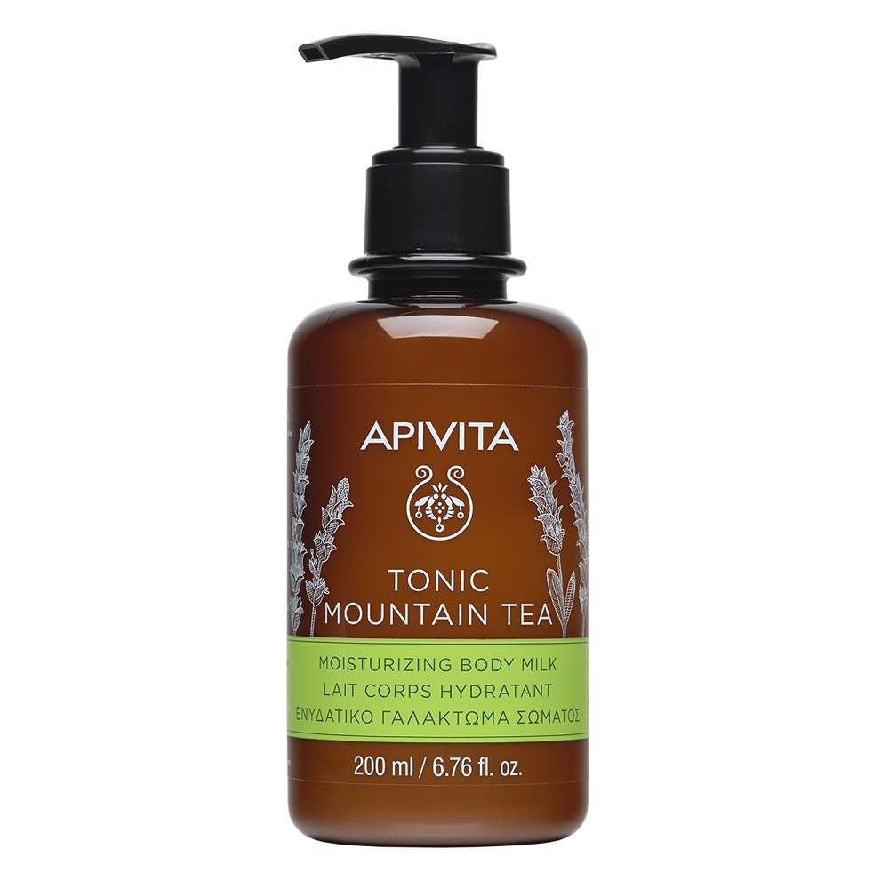 Oferte la Lapte corp hidratant cu ceai de munte Tonic Mountain Tea Apivita, 200 ml