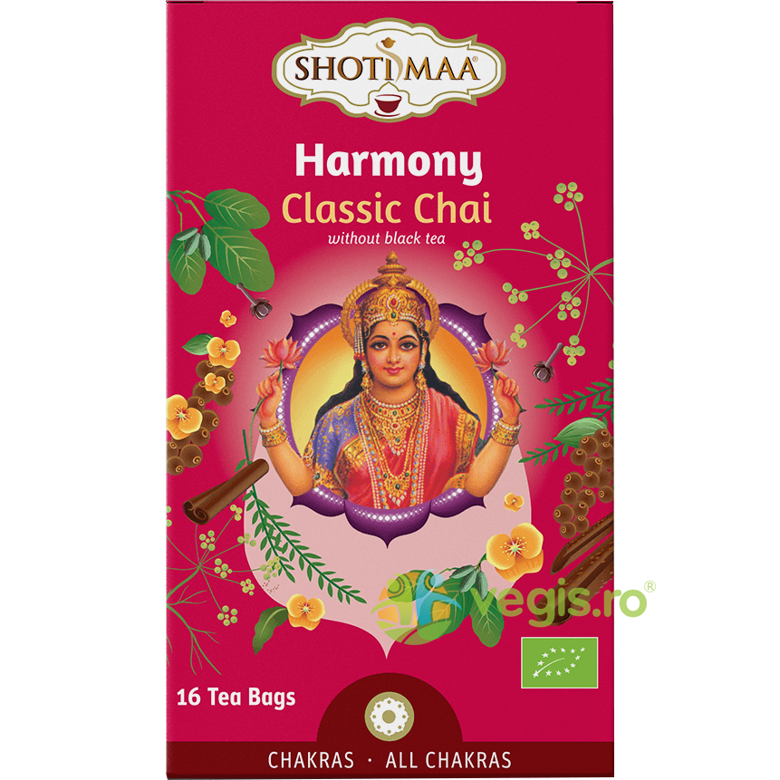 Oferte la Ceai Classic Chai Harmony Chakras Ecologic/Bio 16dz