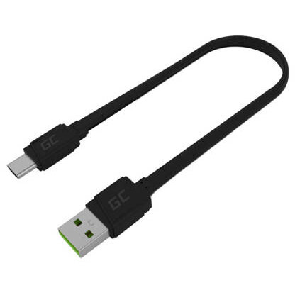 Oferte la Cablu Date USB - USB-C GCmatte 25cm Ultra Charge QC 3.0 Negru