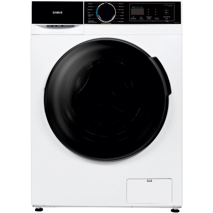 Oferte la Masina de Spalat Rufe Automata WSADI-7123 15 Programe Capacitate 7Kg Alb/Negru