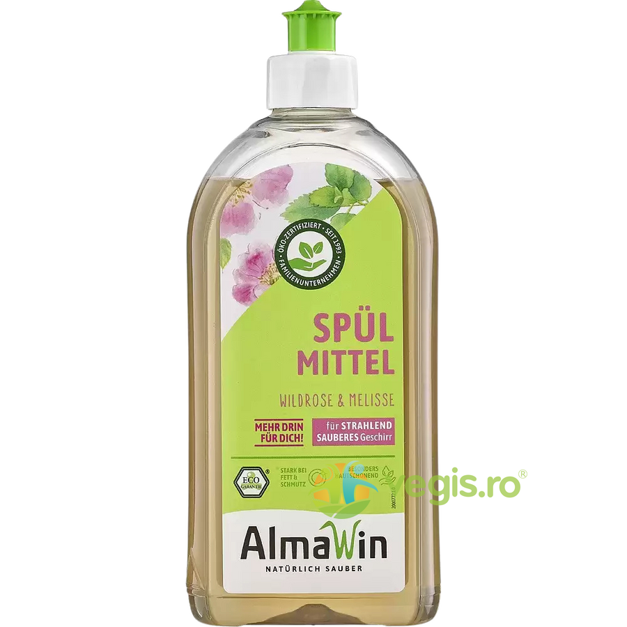 Oferte la Detergent de Vase Concentrat cu Trandafir Salbatic si Melisa Ecologic/Bio 500ml
