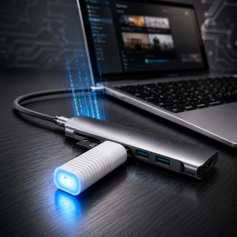 Oferte la Purificator de aer USB Alb