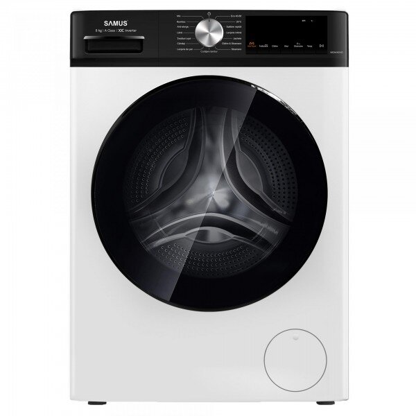 Oferte la Masina de Spalat Rufe Automata WSDMI-80142 Capacitate 8Kg 16 Programe 1400RPM Alb/Negru