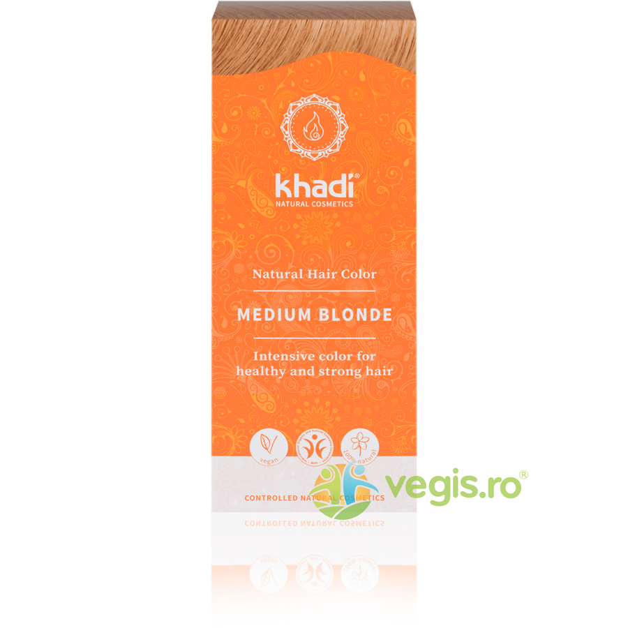 Oferte la Vopsea de par Naturala Blond Mediu 100g
