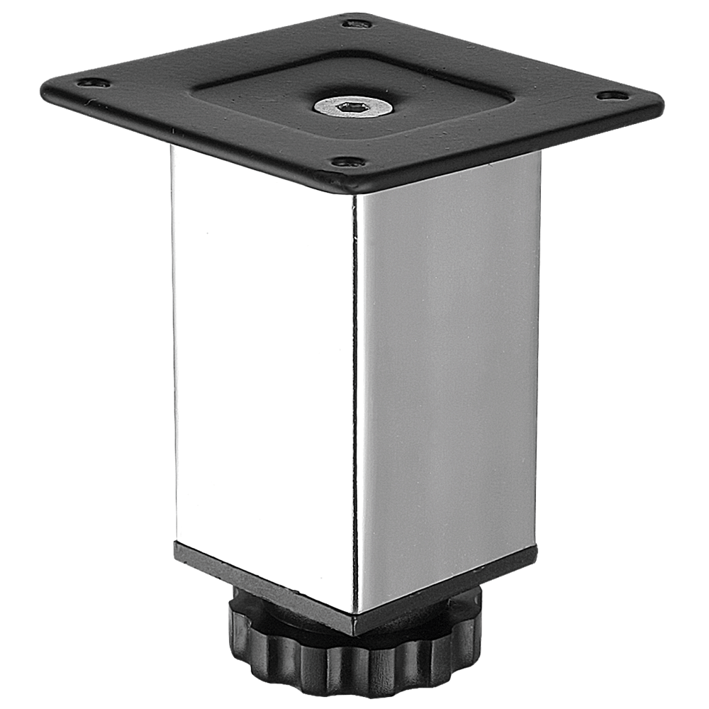 Oferte la Picior patrat satin - argintat TL031 38 x 38 x 100 mm
