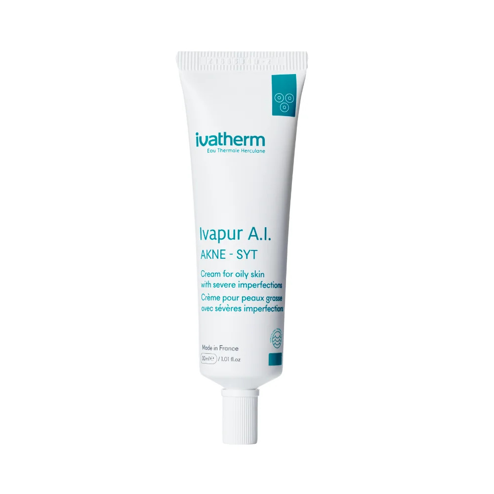 Oferte la Crema pentru piele grasa cu imperfectiuni severe Ivapur A.I Akne-Syt, Ivatherm (Concentratie: Crema, Gramaj: 30 ml)