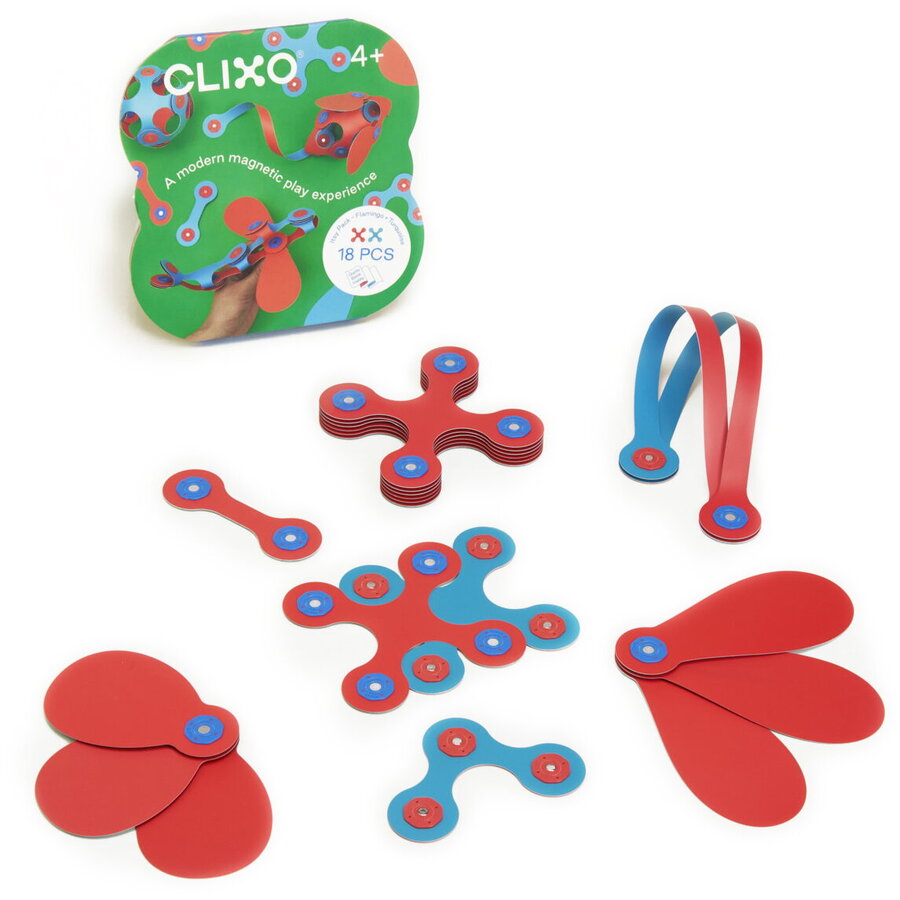 Oferte la Set de Constructie Magnetic Itsy Flamingo & Turcoaz 18 Piese 4 Ani+ Multicolor