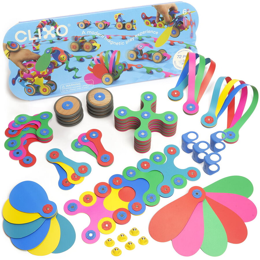 Oferte la Set de Constructie Magnetic Wheel Creator 72 Piese 4 Ani+ Multicolor