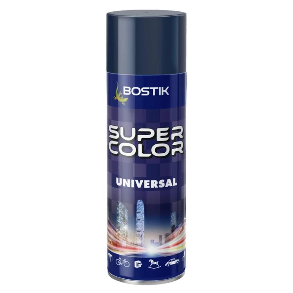 Oferte la Vopsea spray universala decorativa Bostik Super Color, interior/exterior, gri antracit RAL7016, 400 ml