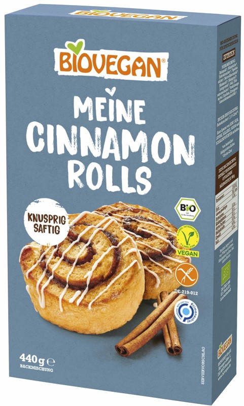 Oferte la Mix bio pentru rulouri cu scortisoara, vegan, 440g Biovegan