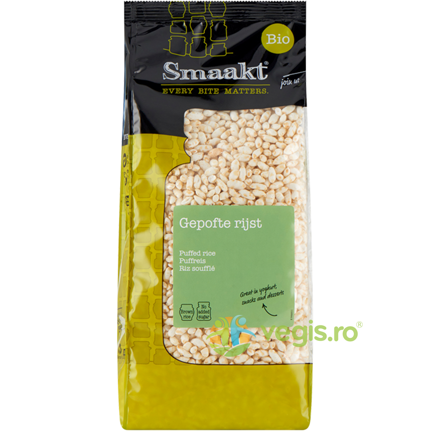Oferte la Orez Integral Expandat fara Zahar Ecologic/Bio 200g
