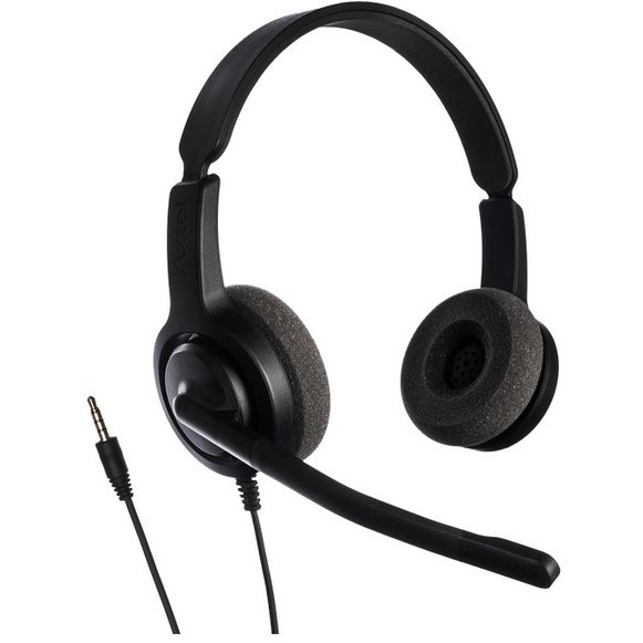 Oferte la Casti cu microfon Voice PC28 duo NC Compatibil Softphone si Smartphone Negru