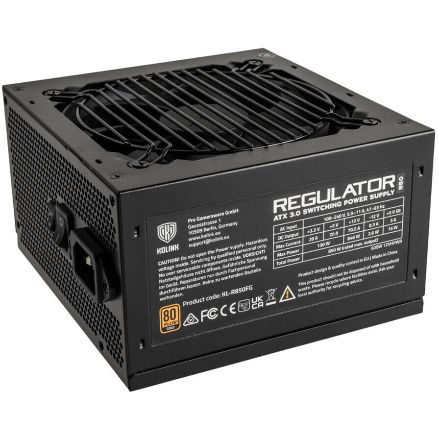 Oferte la Sursa Regulator 80 PLUS Gold ATX 3.0 PCIe 5.0 850W Negru