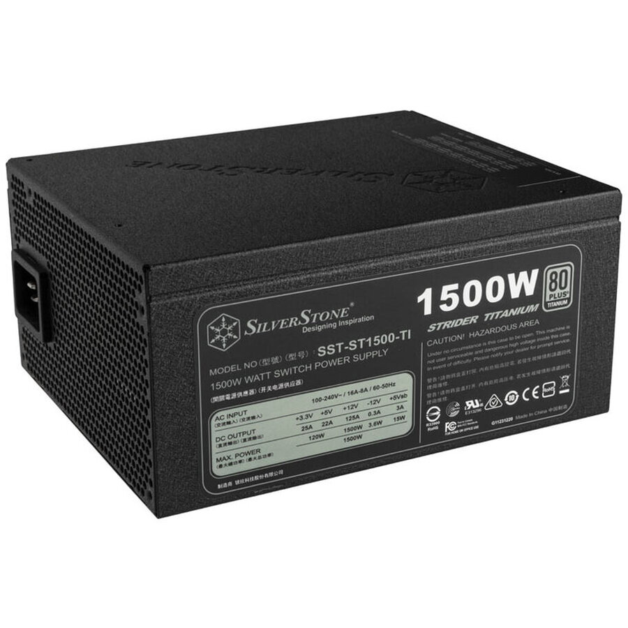 Oferte la Sursa SST-ST1500-TI v2.0 Strider 80 PLUS Titanium 1500W Negru