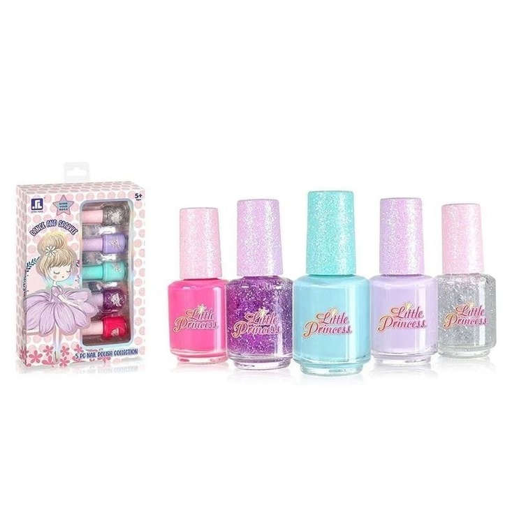 Oferte la Set 5 lacuri de unghii Dance and Sparkle - Colectie stralucitoare pentru micile printese