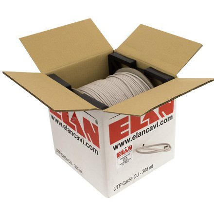 Oferte la Cablu UTP, cat 5E, CUPRU, 305ml Elan Italia UTP-CAT5e-CU