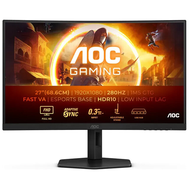 Oferte la Monitor LED Gaming Curbat C27G4ZXU 27 inch FHD VA 1ms 280Hz Black