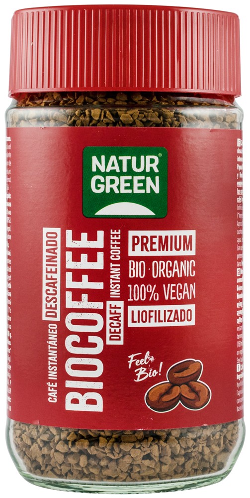 Oferte la Cafea bio instant, decofeinizata, 100g Natur Green