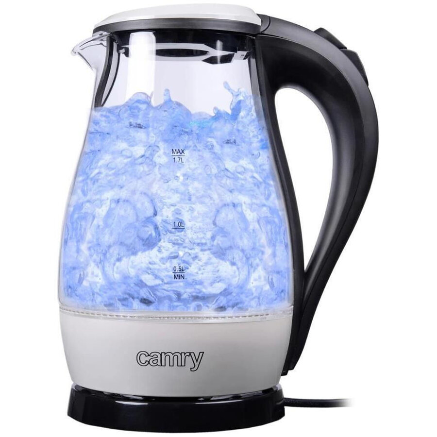 Oferte la Fierbator de Apa CR 1251 Electric 1.7l Filtru Anti-Calcar 2200W Alb