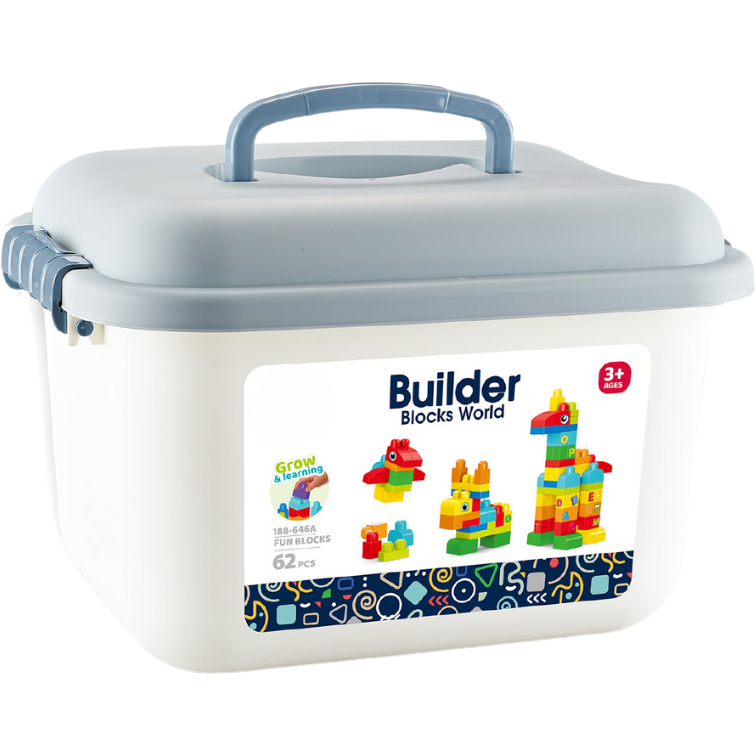 Oferte la Set de Constructie Animalute 62 Piese 3 Ani+ Multicolor