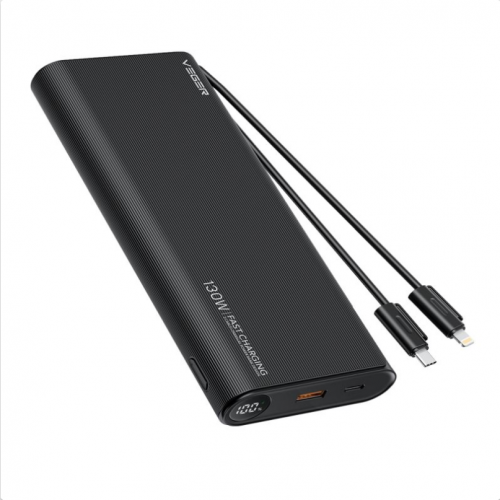 Oferte la Acumulator Extern TC130 - W2503 USB-C si Lightning 25000mAh Negru