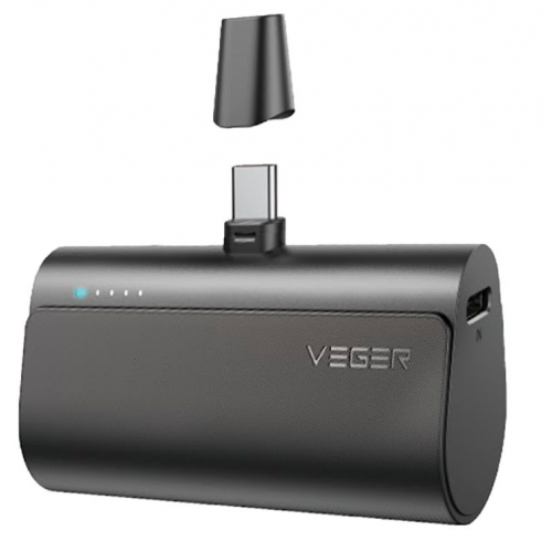 Oferte la Acumulator Extern Mini Plug On W0556 1x UBS-C 5000mAh Negru