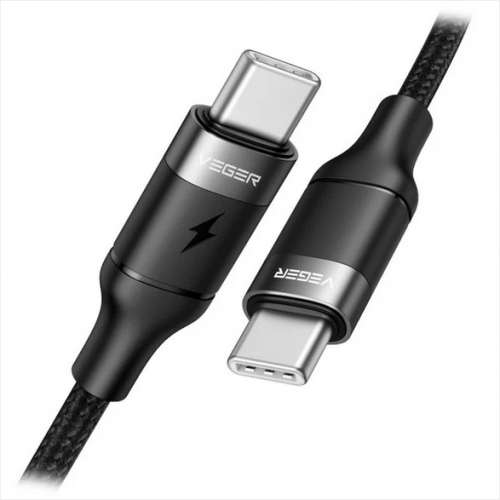 Oferte la Cablu de Date / Incarcare CC02 USB-C la USB-C PD100W Fast Charge Lungime 1.5M Negru