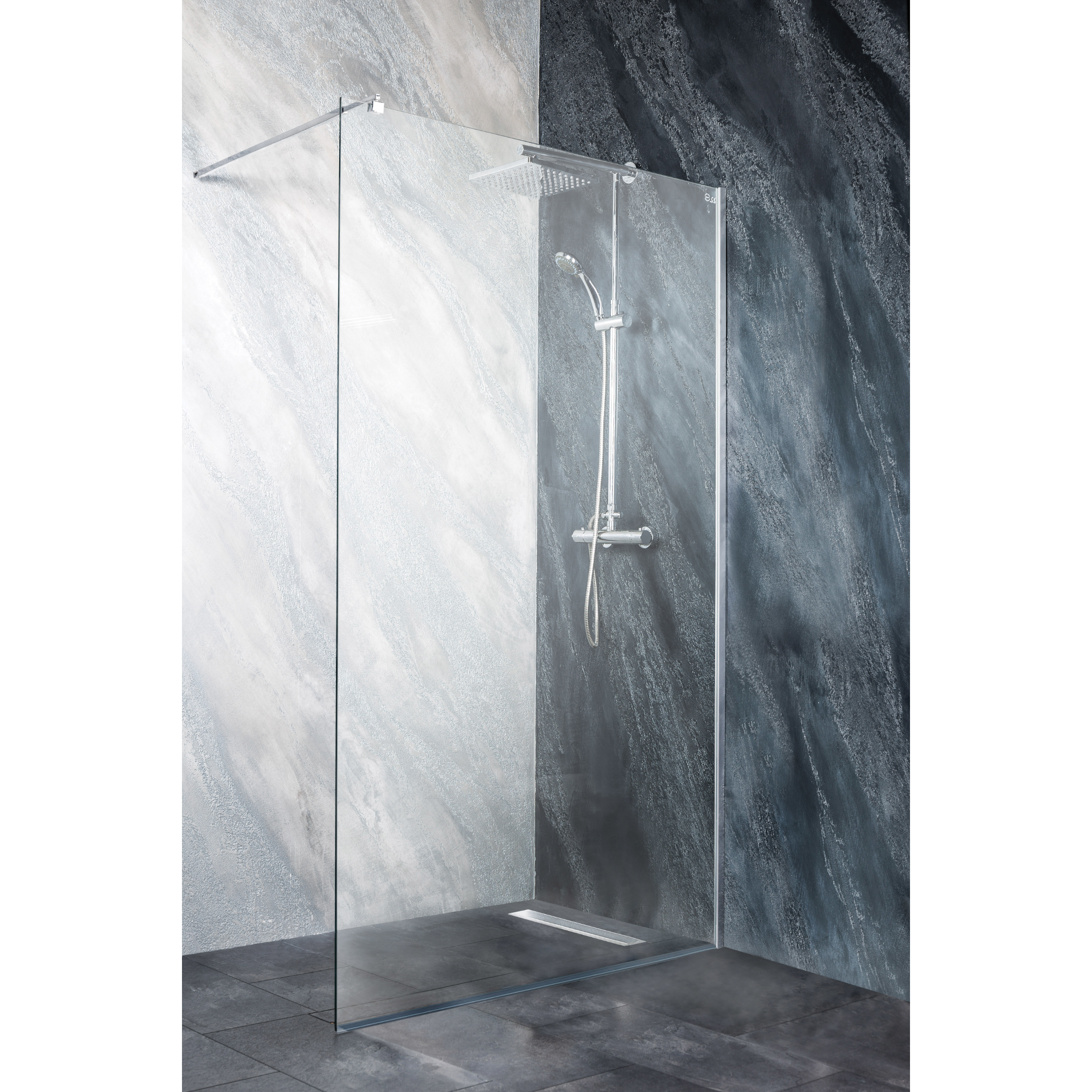 Oferte la Paravan dus walk-in Sanotechnik Freedom II MP100, sticla securizata 8 mm, Easyclean, 98-99 cm