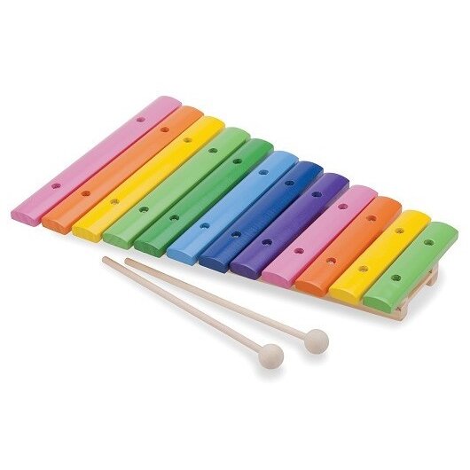 Oferte la Jucarie Xilofon Lemn 12 note colorate