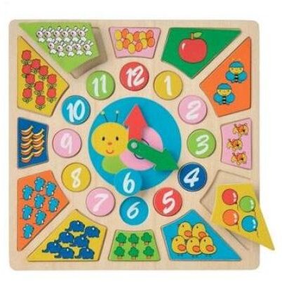 Oferte la Jucarie Ceas educativ din lemn