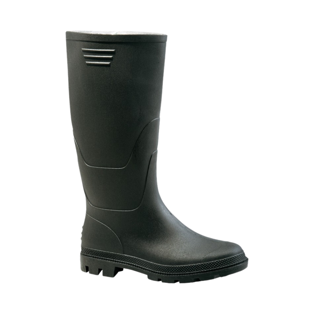 Cizme de protectie Ginocchio, PVC, captuseala din poliester, negru, marimea 45