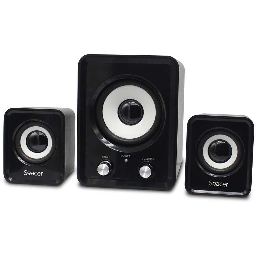 Oferte la Boxe Desktop SPB-807-BK  2.1 cu Subwoofer Putere RMS 11W Negru