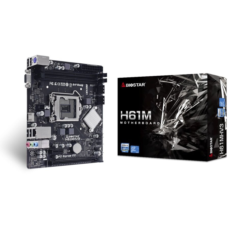 Oferte la Placa De Baza H61MHV3 Intel H61 LGA 1155 Socket H2 micro ATX