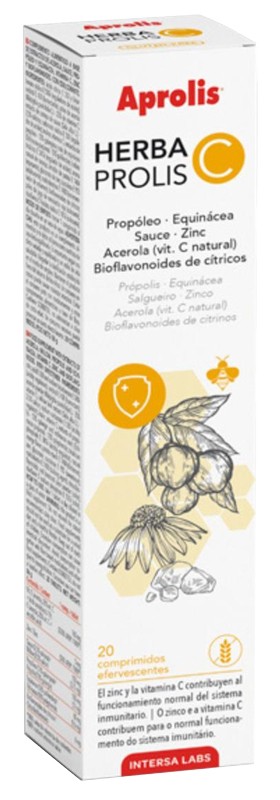 Oferte la HERBAPROLIS C, TABLETE EFERVESCENTE 86G 20 TABLETE APROLIS