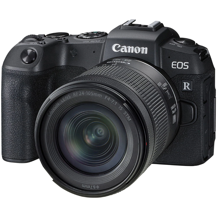 Oferte la Aparat Foto EOS RP Mirrorless  Full-Frame 26.2MP   + Obiectiv RF 24-105mm IS STM Negru