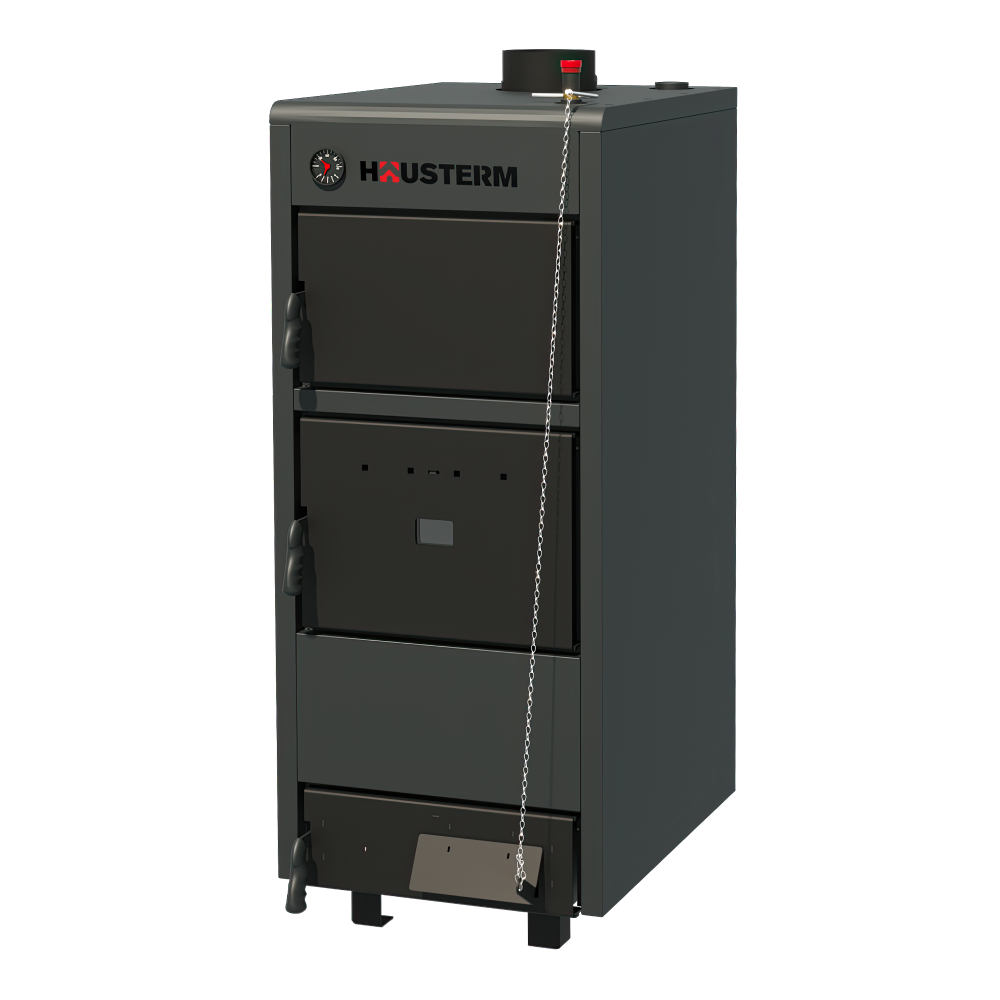 Oferte la Cazan termic pe combustibil solid Hausterm-MS38, 89 l, 37 kw, 132.8 x 73.5 x 52.2 cm