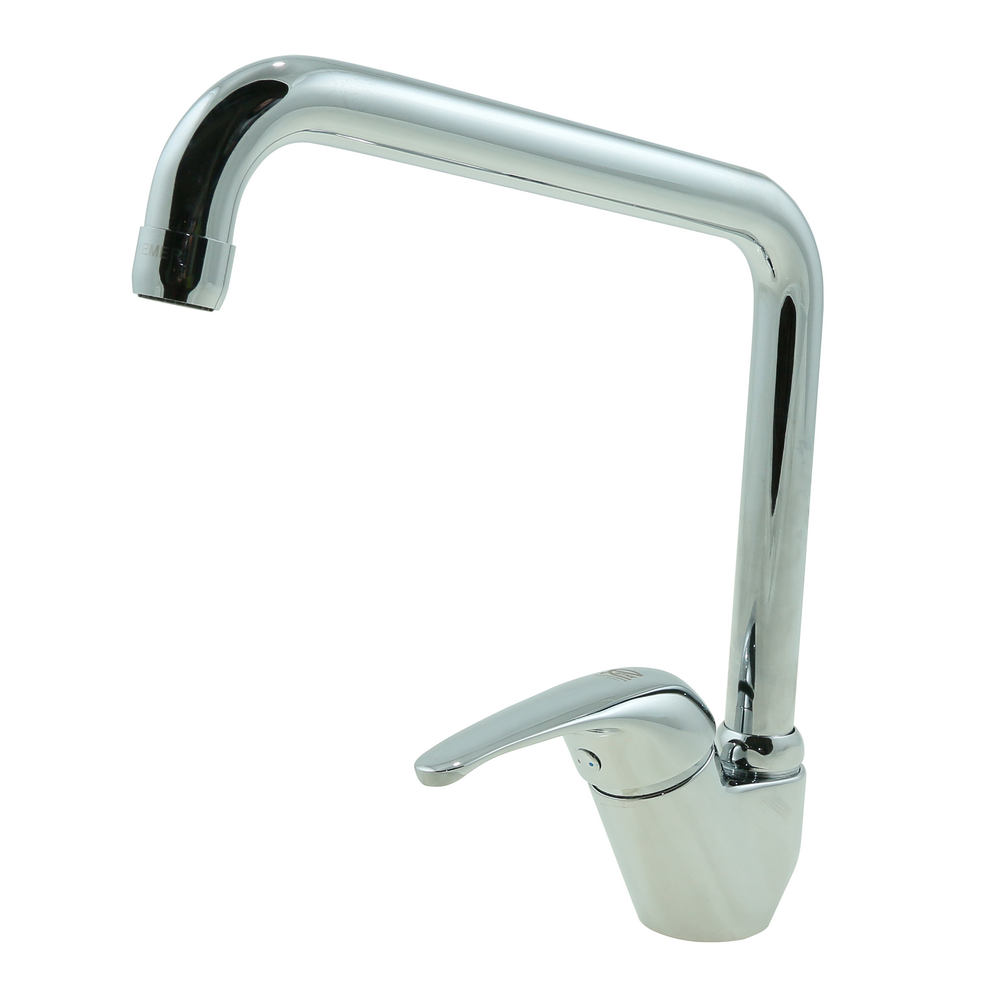 Oferte la Baterie pentru lavoar Remer, monocomanda, pipa mobila, alama, finisaj argintiu