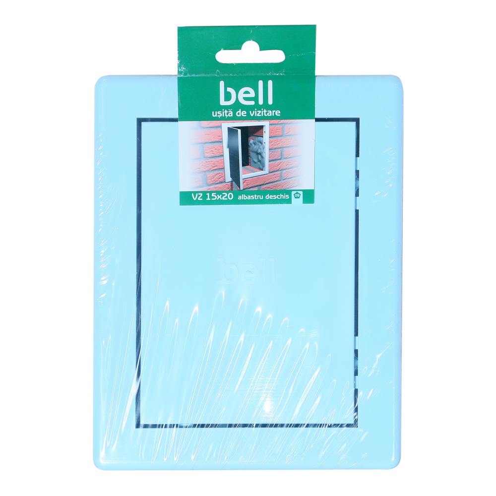 Oferte la Usita vizitare, Bellplast, plastic, albastru deschis, 15x20 cm