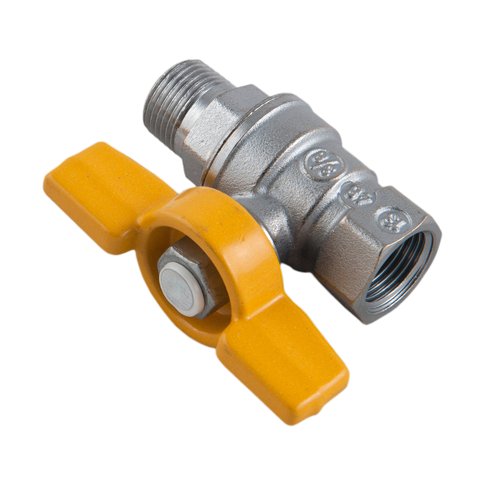 Oferte la  Robinet gaz cu bila Giacomini, filet exterior-interior, fonta, argintiu, maner, 3/8