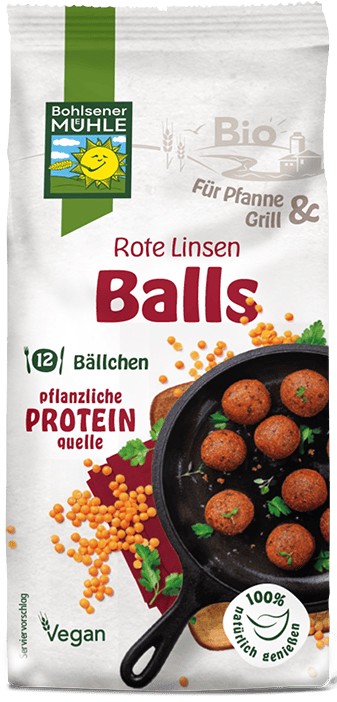 Oferte la Premix bio pentru chifteluțe din linte rosie, 165g Bohlsener Muhle